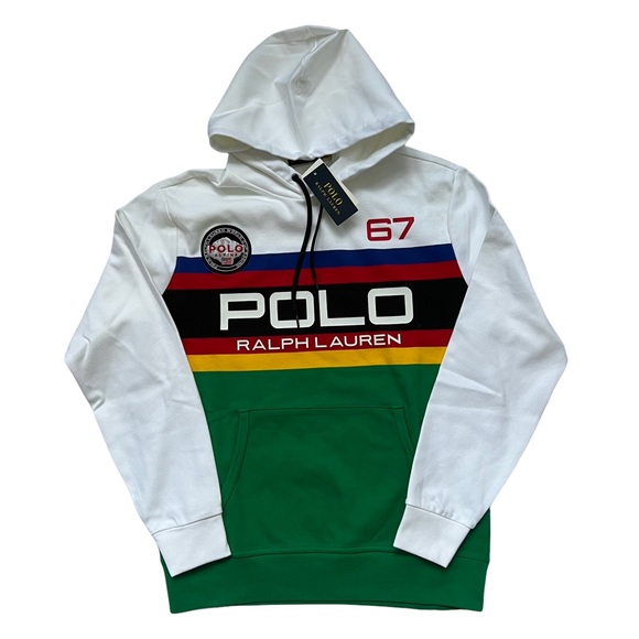 Polo Ralph Lauren Other - POLO RALPH LAUREN World Cup Racing Alpine Logo Striped Multicolor Hoodie